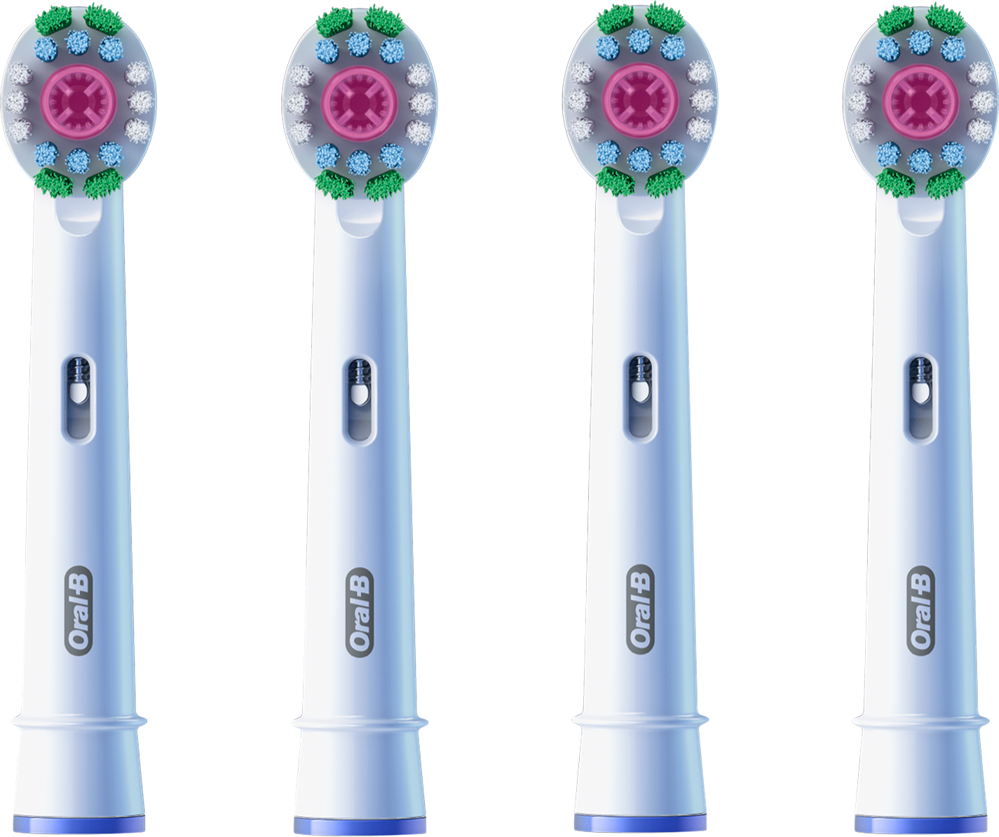 ORAL-B EB18-4 3D White fogkefefej, 4 db
