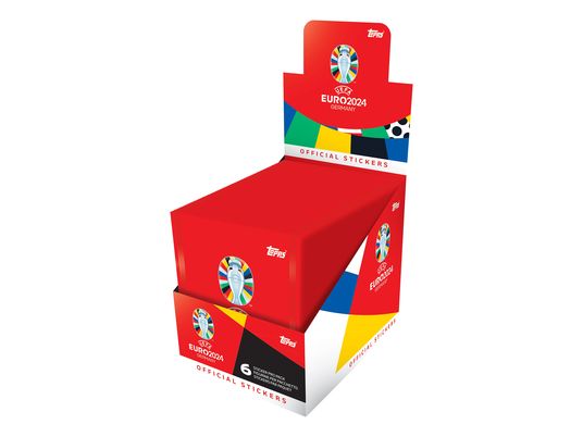 TOPPS UEFA EURO 2024 6-STICKER PACK - Adesivi da collezione (Multicolore)