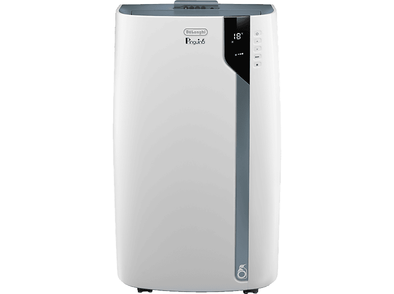 Aire acondicionado portátil - De'Longhi Pingüino PAC EX 105A+++, 2500 fg/h, 100 m³, 3 Velocidades, 63 dB(A), Deshumidificador, EcoRealFeel, Blanco