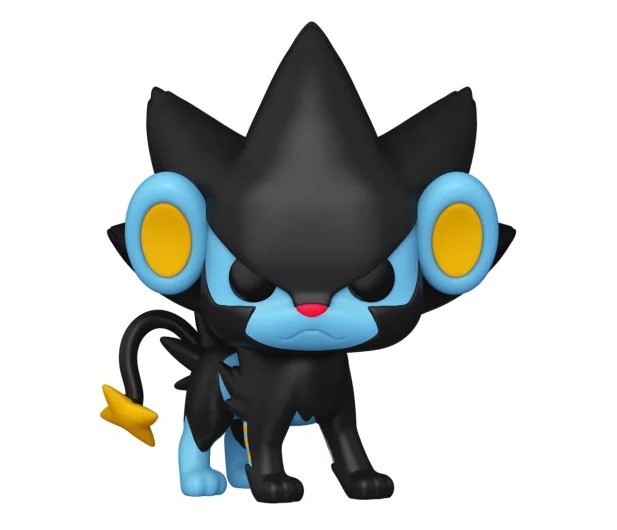 Figurka Funko Pop postaci Luxray z Pokémonów w dynamicznej pozie.