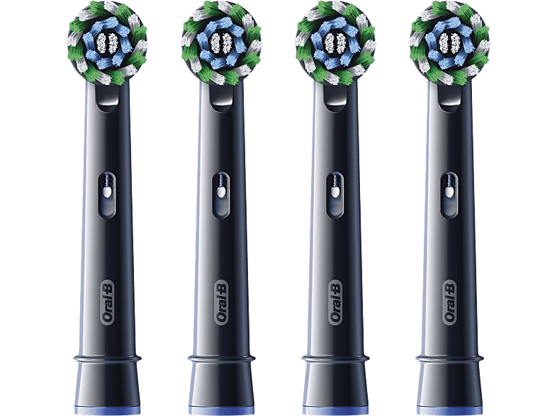 ORAL-B EB50BK-4 Pro Cross Action, fekete Fogkefefejek, 4 db