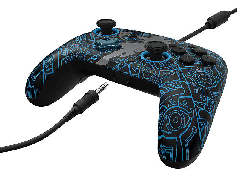 Thumbnail - PDP LLC REMATCH WIRED CONTROLLER SHEIKAH SHOOT GLOW DARK Controller Mehrfarbig für Nintendo Switch