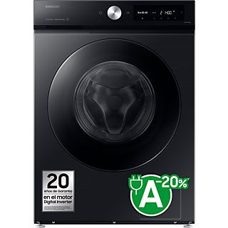 Lavadora carga frontal - Samsung WW11DB7B94GBU3, 11 kg, 1400 rpm, AI EcoBubble™, Función WiFi con SmartThings™, Negro