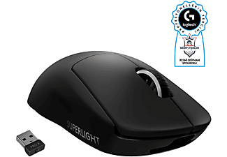 LOGITECH G PRO X SUPERLIGHT Ultra Hafif HERO 25600 DPI 400 IPS LIGHTSPEED Kablosuz Oyuncu Mouse - Siyah Outlet 1217540