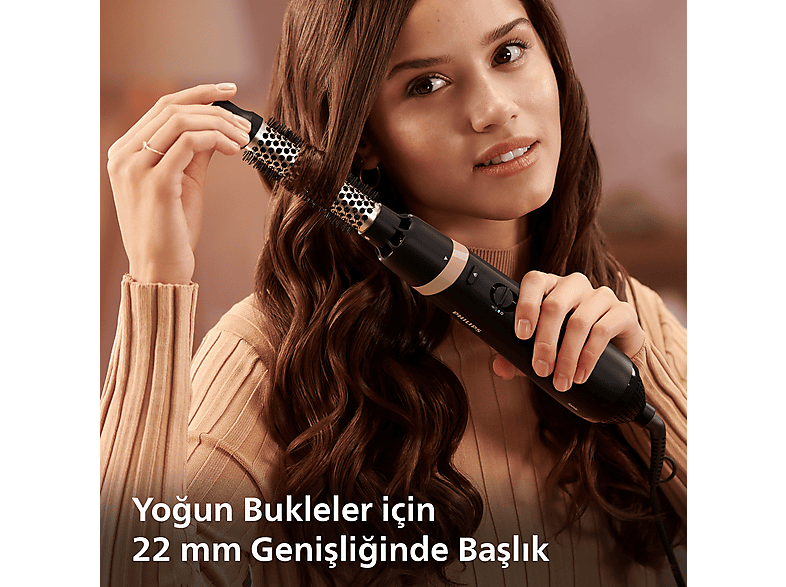 PHILIPS BHA301/00 Argan Yağı Seramik Kaplama, +3 Aparat, 3 Isı ve Hız Ayarı Saç Şekillendirme ve Kurutma Seti_5