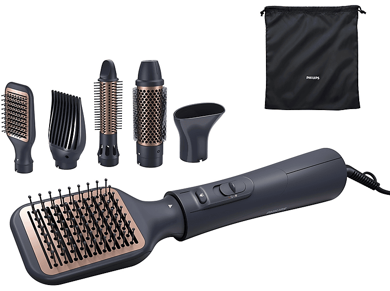 PHILIPS BHA530/00, Argan Yağı Seramik Kaplama, +5 Aparat, 3 Isı ve Hız Ayarı Saç Şekillendirme ve Kurutma Seti_0