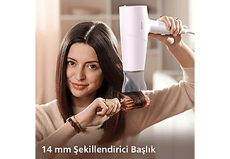 PHILIPS BHD500/10 İyonik Bakım, 3 Isı ve 2 Hız Ayarı, 2100W Saç Kurutma Makinesi_2