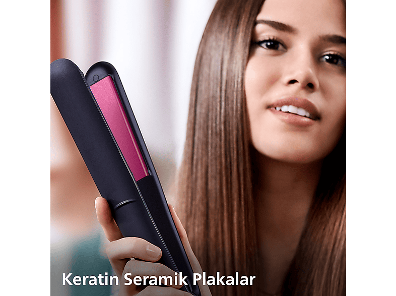 PHILIPS BHS375/00  3000 Serisi, Keratin Seramik Plaka, 2 Sıcaklık Ayarı Saç Düzleştirici_3