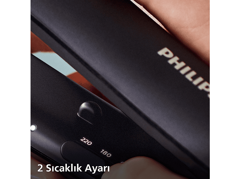 PHILIPS BHS375/00  3000 Serisi, Keratin Seramik Plaka, 2 Sıcaklık Ayarı Saç Düzleştirici_6