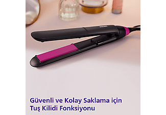 PHILIPS BHS375/00  3000 Serisi, Keratin Seramik Plaka, 2 Sıcaklık Ayarı Saç Düzleştirici_7