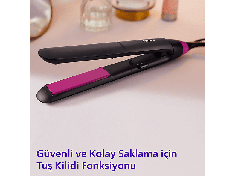 PHILIPS BHS375/00  3000 Serisi, Keratin Seramik Plaka, 2 Sıcaklık Ayarı Saç Düzleştirici_7