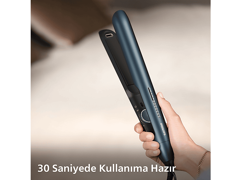 PHILIPS BHS732/00  7000 Serisi, Bukle Yapma Özellikli, Argan Yağı Katkılı, İyonik Bakım, UV Koruması, Isıya Dayanıklı Saç D_3