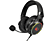 RAMPAGE RM-K81 Deluxe 7.1 Surround Bluetooth RGB Ledli Şarjlı Mikrofonlu Oyuncu Kulak Üstü Kulaklık Siyah Outlet 1227025
