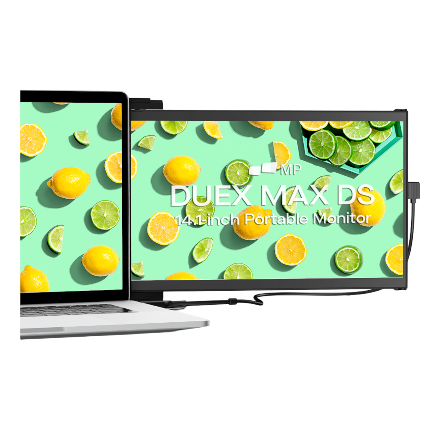 Mobile Pixels - DUEX Max DS - 141 inch IPS Slide-Out portable Display
