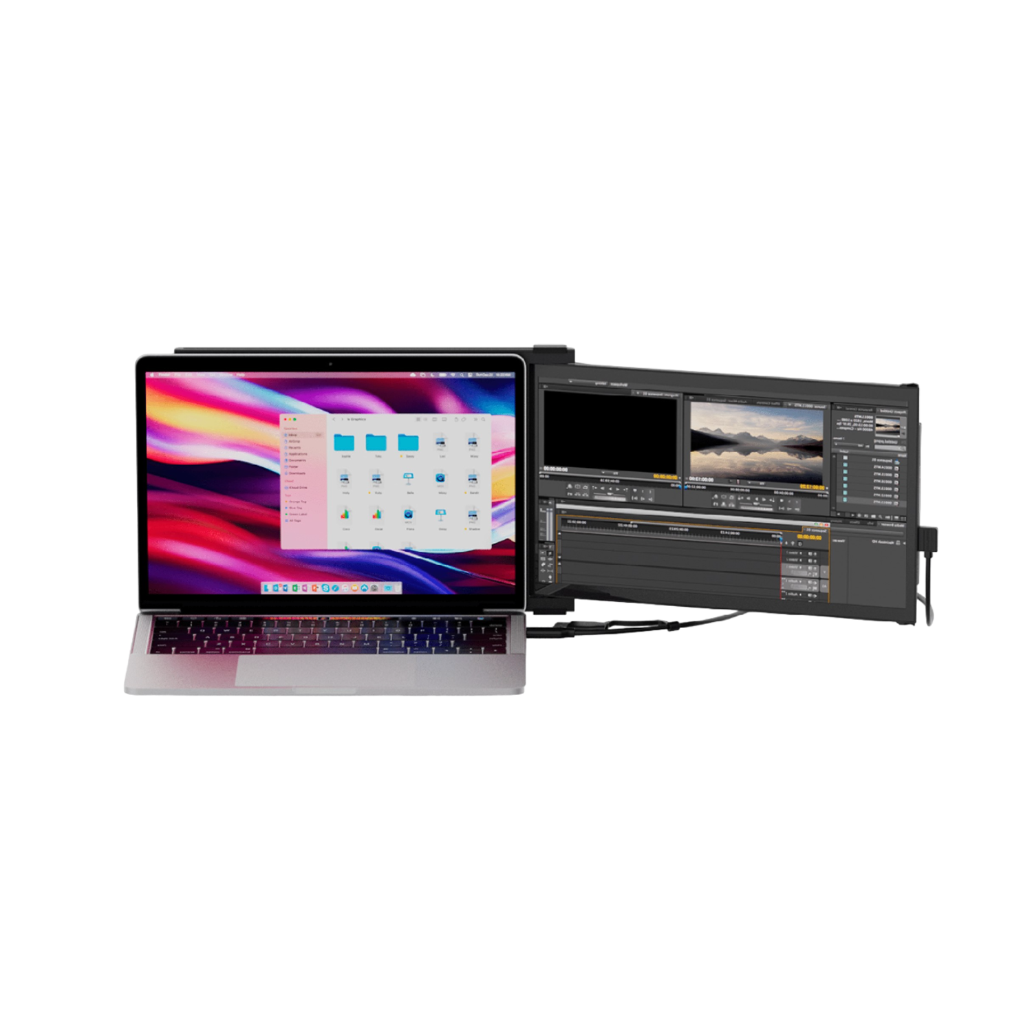 MOBILE PIXELS Duex Plus DS | Extra laptopscherm | 13 inch - 1920 x