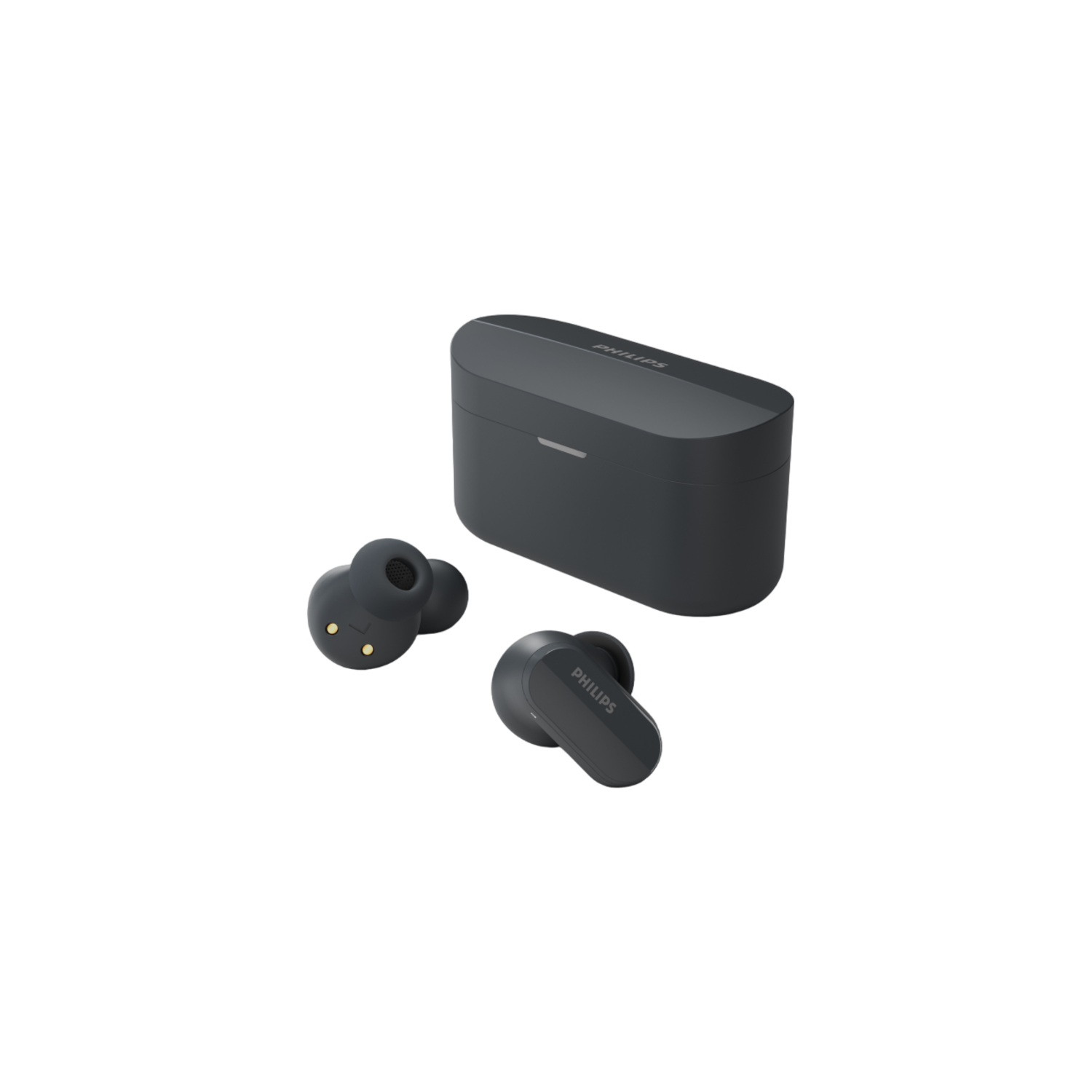 Philips TAT3508 True Wireless draadloze oordopjes / in-ear oortjes met Noise Cancelling - Draadloos via Bluetooth en IPX4 zweet- en waterbestendig Zwart