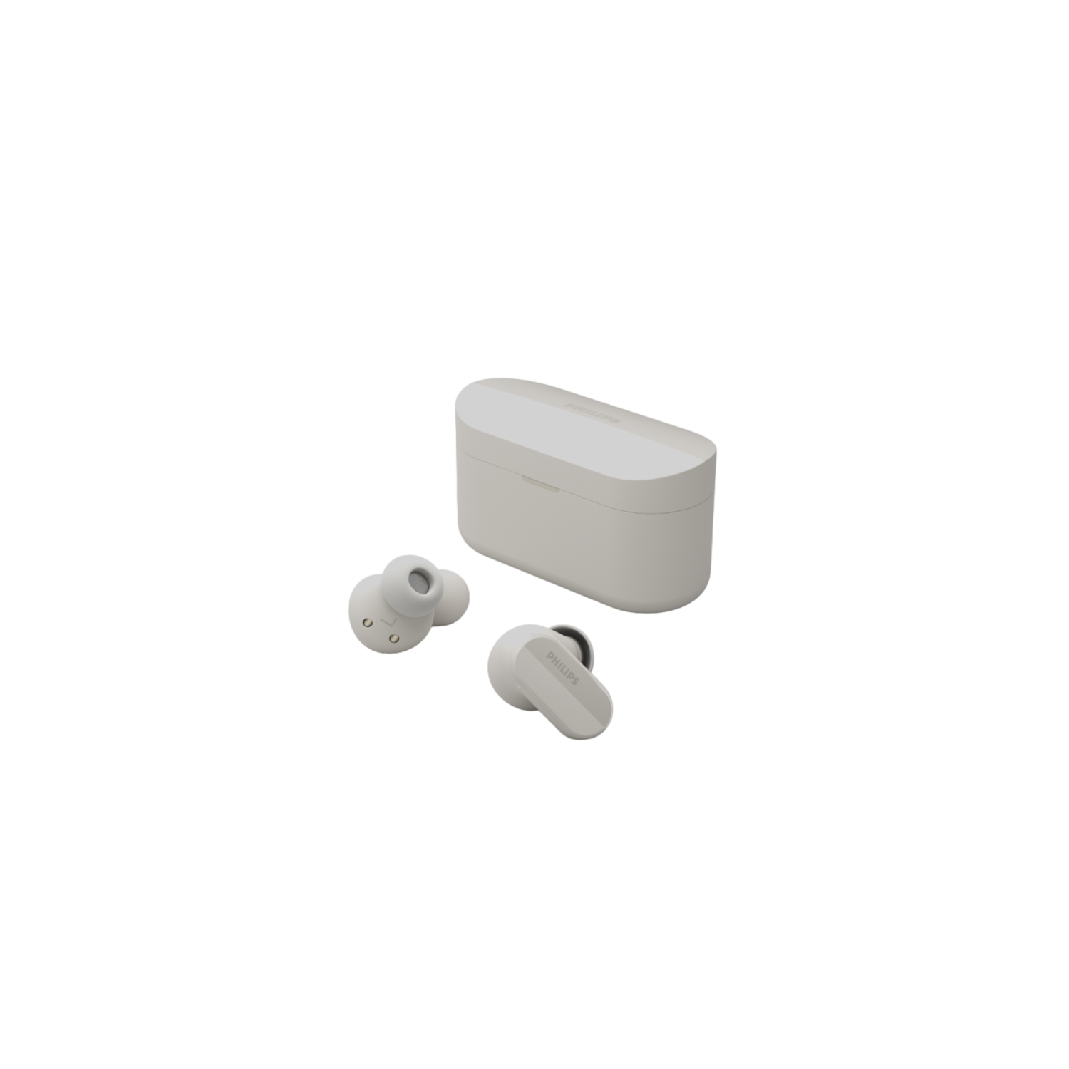Philips TAT3508 True Wireless Draadloze oordopjes / in-ear oortjes met Noise Cancelling - Draadloos via Bluetooth en IPX4 zweet- en waterbestendig, Wit