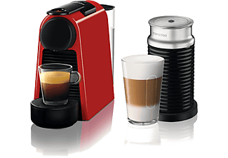 NESPRESSO D35 Essenza Mini Kırmızı Kahve Makinesi ve Süt Köpürtücü Aksesuar Outlet 1176084