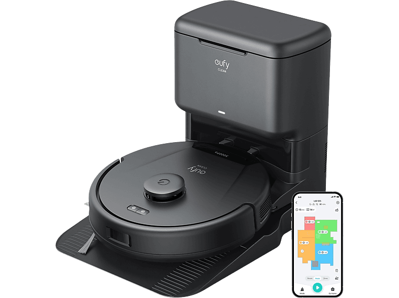 Eufy Robotstofzuiger L60 Hybrid Ses Zwart (t2278g11)