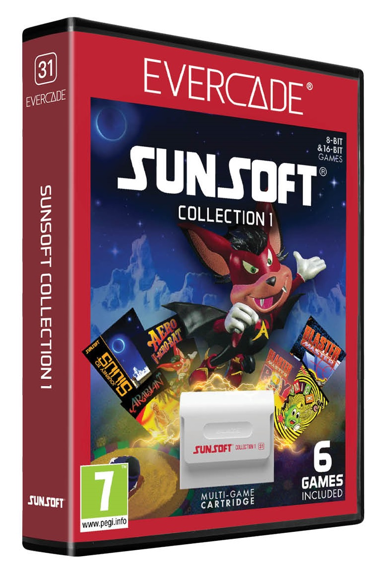 Zestaw gier Evercade Sunsoft Collection 1