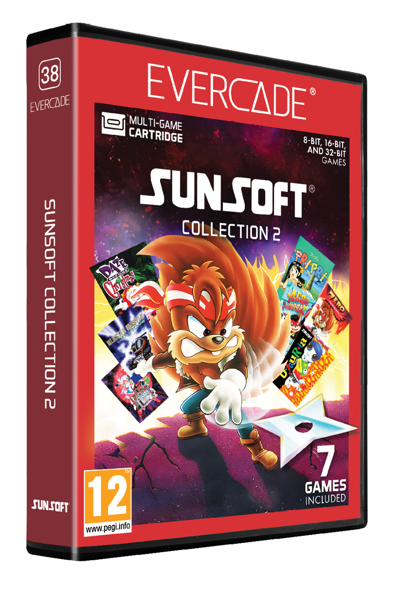 Zestaw gier Evercade Sunsoft Kolekcja 2