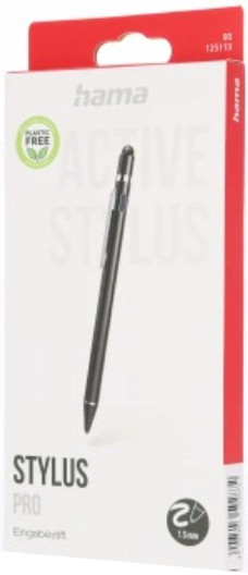 Długopis w pudełku z czerwoną pokrywą.