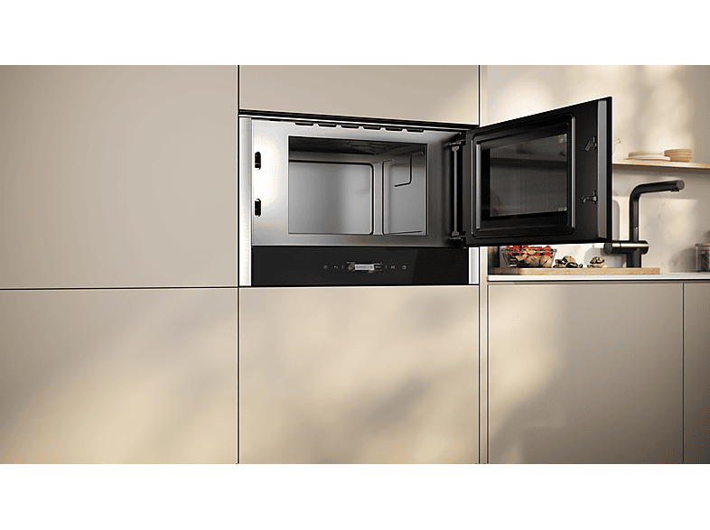 Neff NR4WR21N1, N70 Mikrowelle (900 Watt, Einbaugerät, 21 l, Edelstahl) — Foto 4 von 5