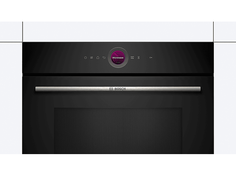 Bosch CEG732XB1 Serie 8, Mikrowelle (1000 Watt, Einbaugerät, 36 l, Schwarz) — Foto 4 von 5