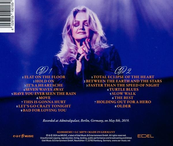 Rückseite einer CD mit Titelliste und Künstlerinformationen.