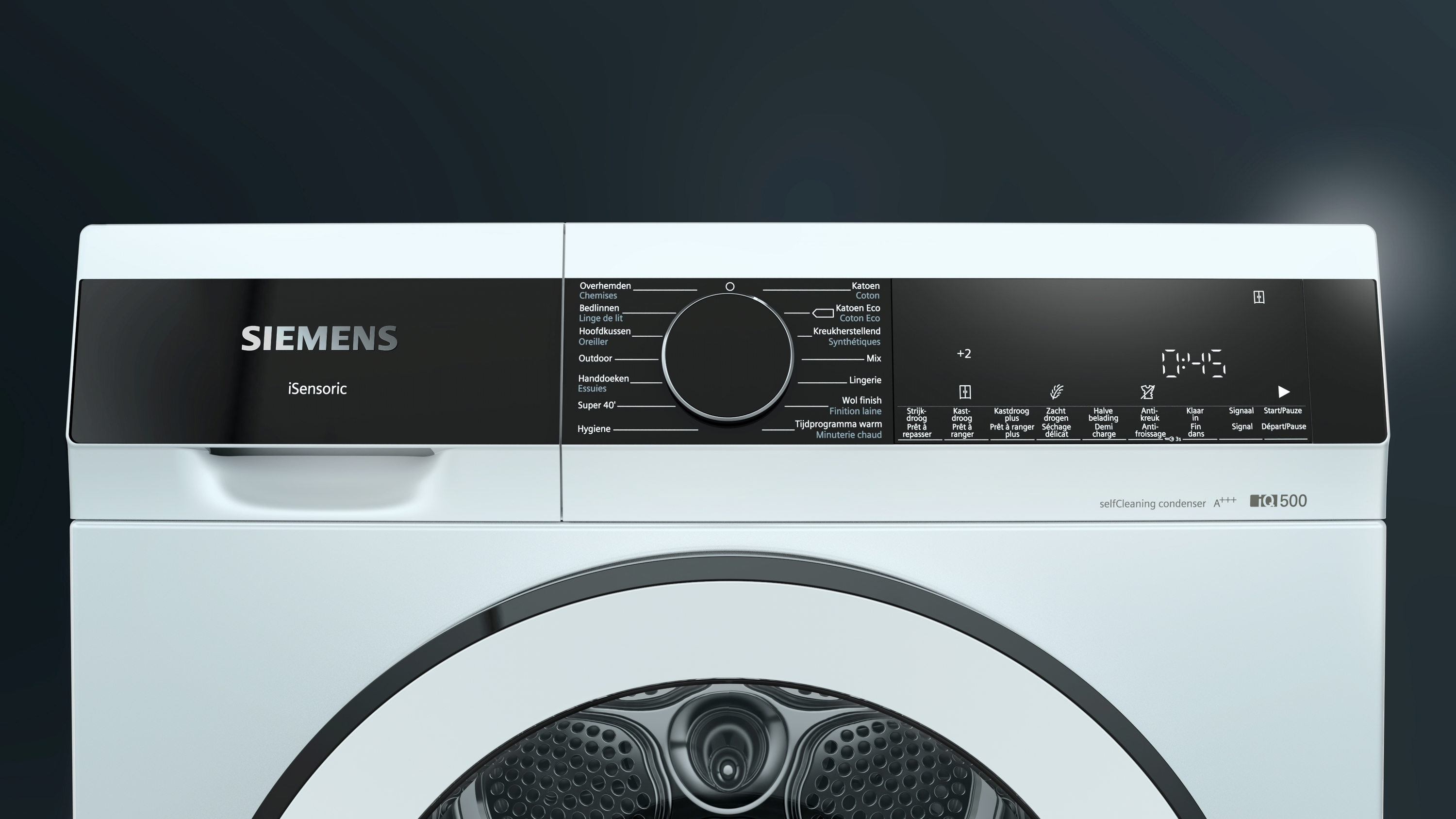 Siemens Isensoric dryer control panel.
