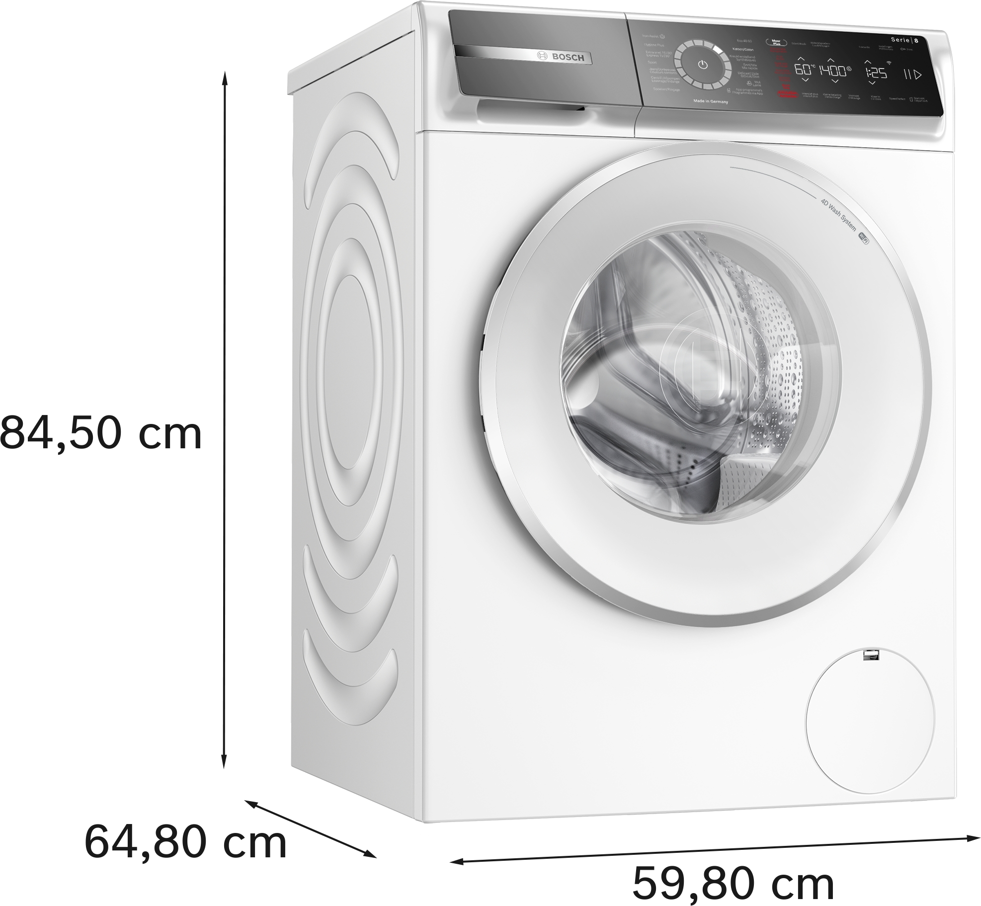 BOSCH Lave-linge frontal Série 8 A-20% (WGB2440MFG)