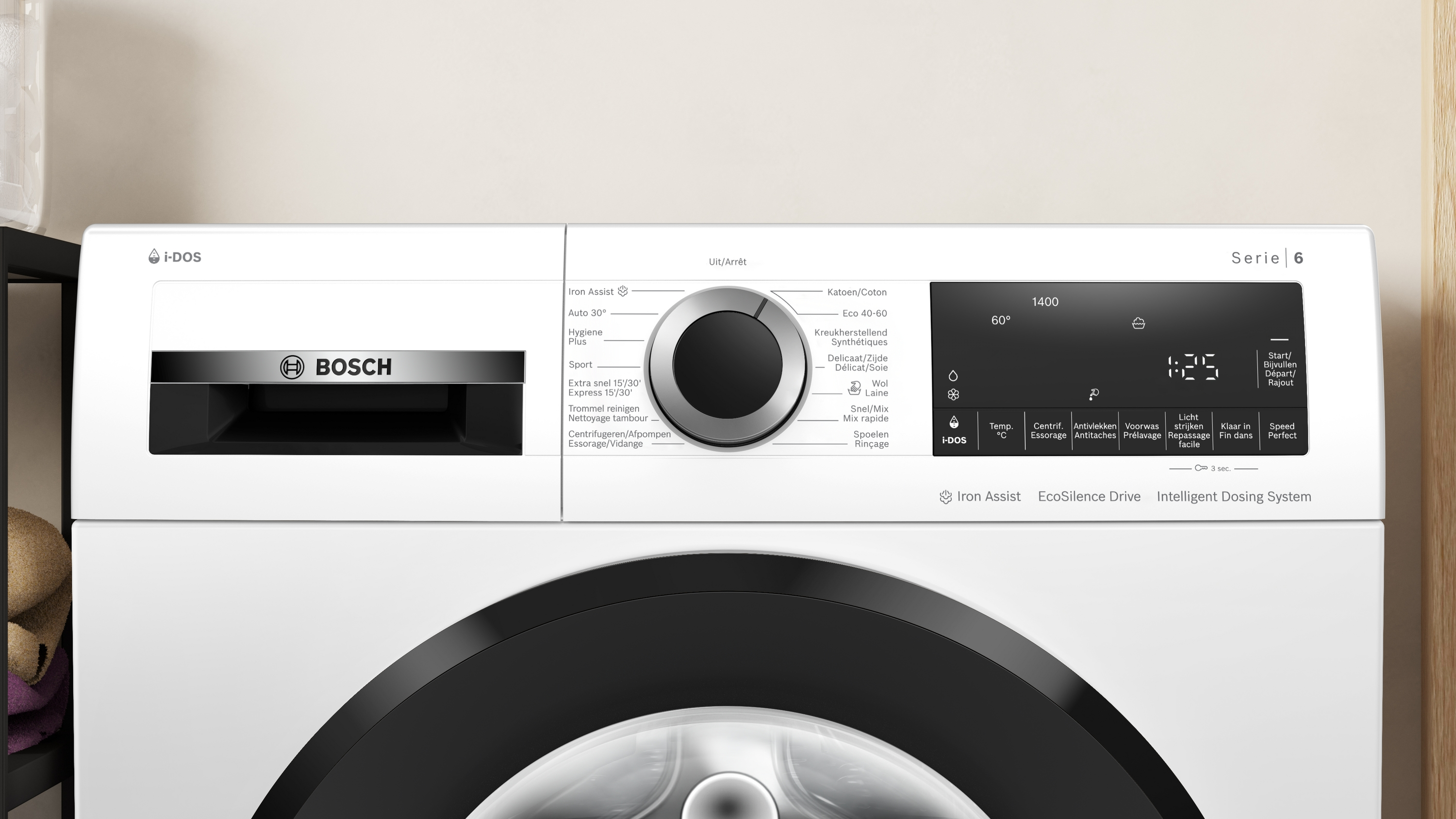 BOSCH Wasmachine voorlader Serie 6 - 9 kg A (WGG244F3FG)