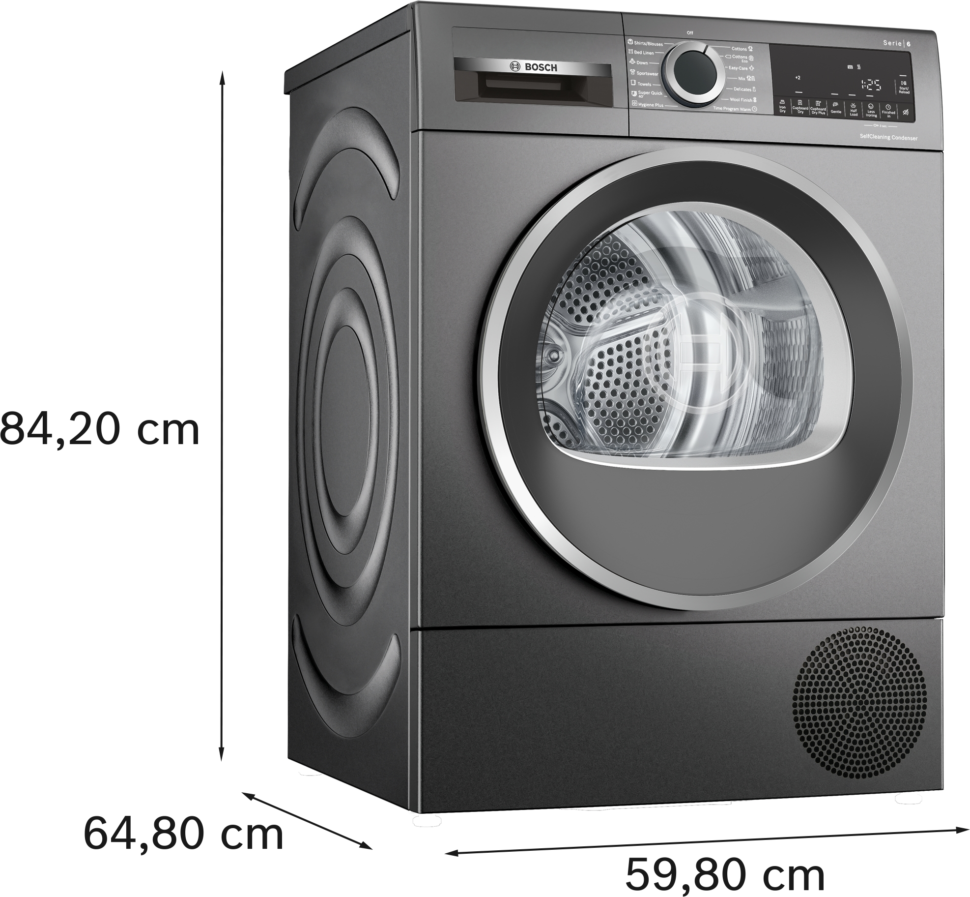 BOSCH Warmtepomp droogkast A+++ (WQG235DREU)