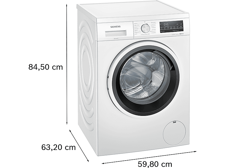 SIEMENS WU14UT42 iQ500 Waschmaschine (9 kg, 1400 U/Min., A)