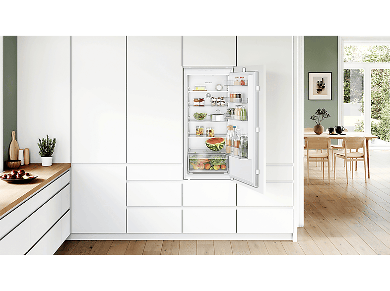 Bosch KIR41NSE0 Serie 2 Kühlschrank, Schlepptürtechnik (E, 1221 mm hoch, Weiß, 204 l) — Foto 4 von 5