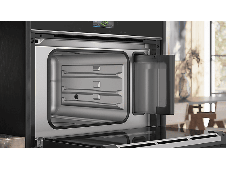 Siemens CD714GXB1 Dampfgarer 60x45cm, mit Backofenassistent, Sprachsteuerung, cookControl Plus, Schwarz; Dampf-Backofen — Foto 3 von 5