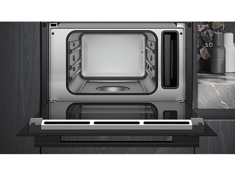Siemens CD714GXB1 Dampfgarer 60x45cm, mit Backofenassistent, Sprachsteuerung, cookControl Plus, Schwarz; Dampf-Backofen — Foto 4 von 5