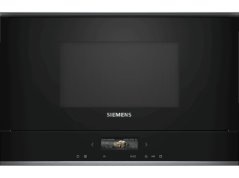Siemens BF722R1B1 Mikrowelle (900 Watt, Einbaugerät, 21 l, Schwarz) — Foto 3 von 5