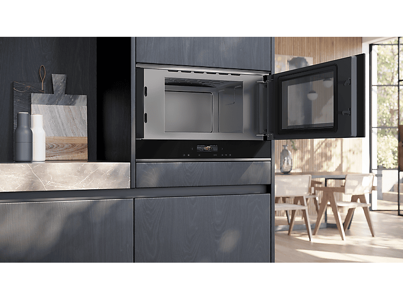 Siemens BF722R1B1 Mikrowelle (900 Watt, Einbaugerät, 21 l, Schwarz) — Foto 5 von 5