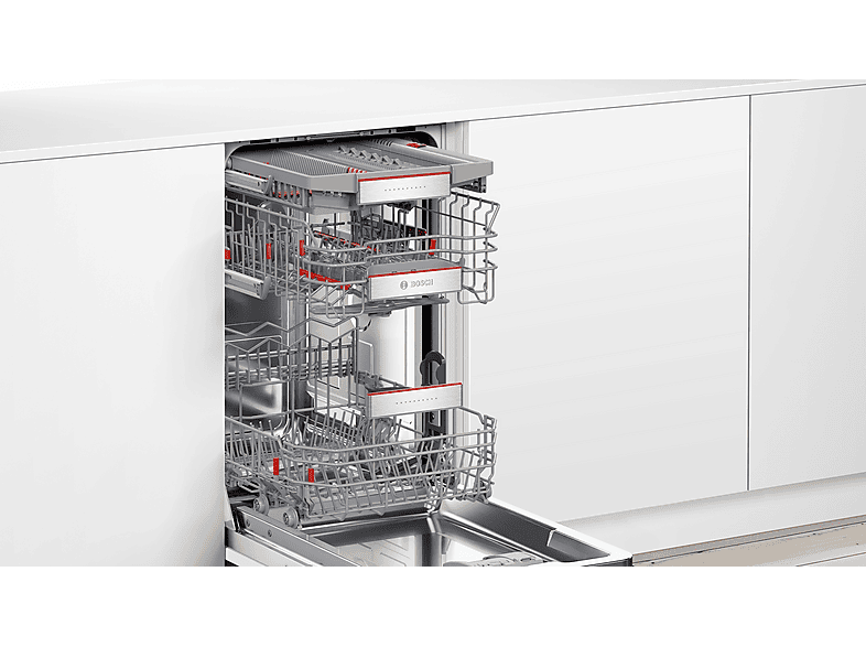 Thumbnail - BOSCH SPI6EMS21E Serie 6 Geschirrspüler (teilintegrierbar, 448 mm breit, 44 dB (A), B)