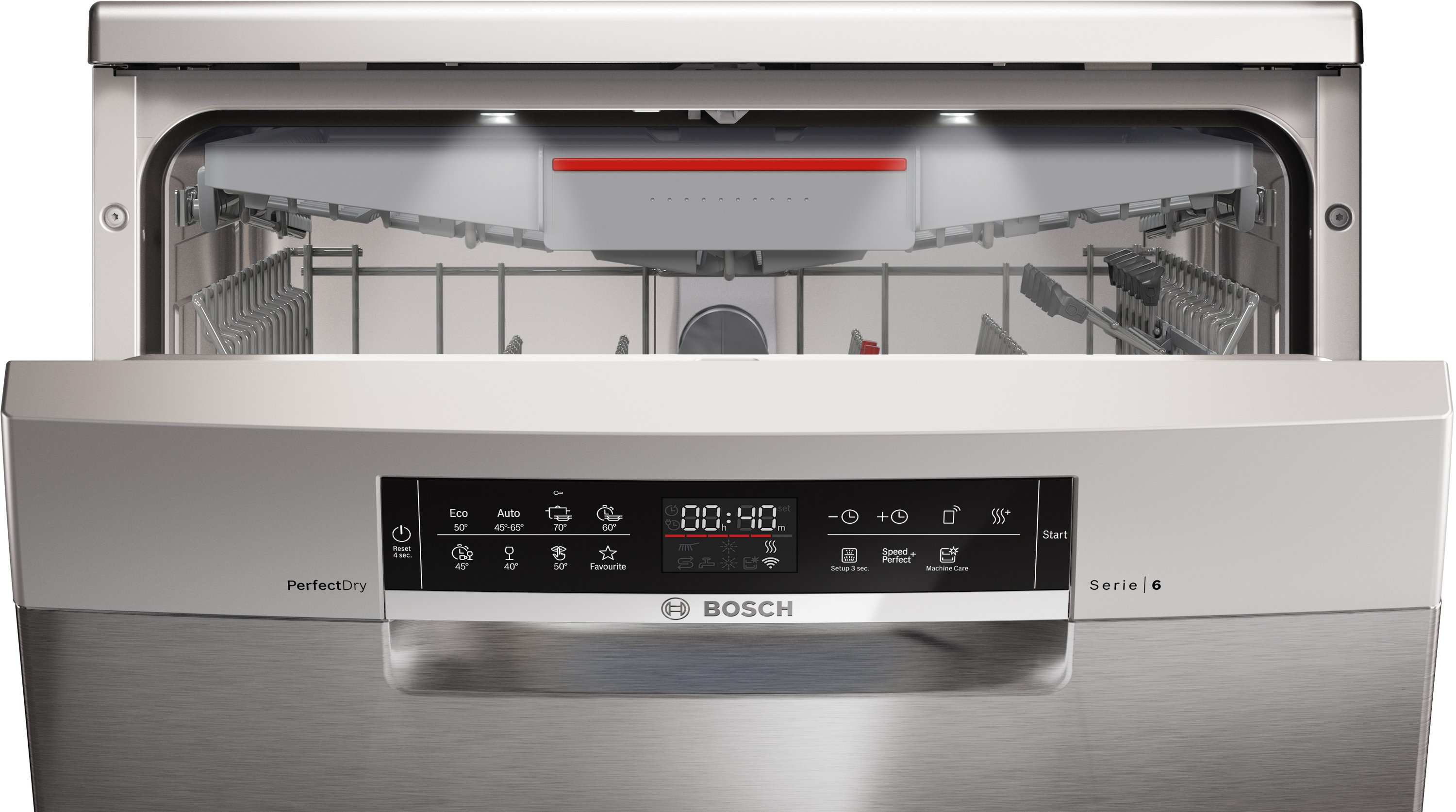BOSCH SMS6ZCI49E Geschirrspüler (unterbaufähig, Besteckschublade, 600 mm breit, 42 dB(A), C, Edelstahl, lackiert)