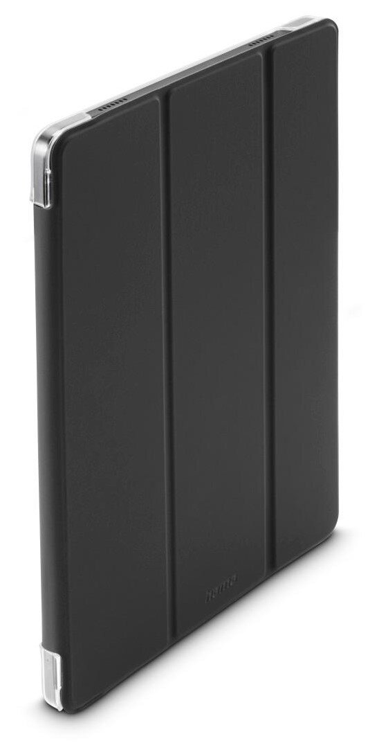 Czarna obudowa tabletu o eleganckim designie. Logo Hama jest widoczne na dole.