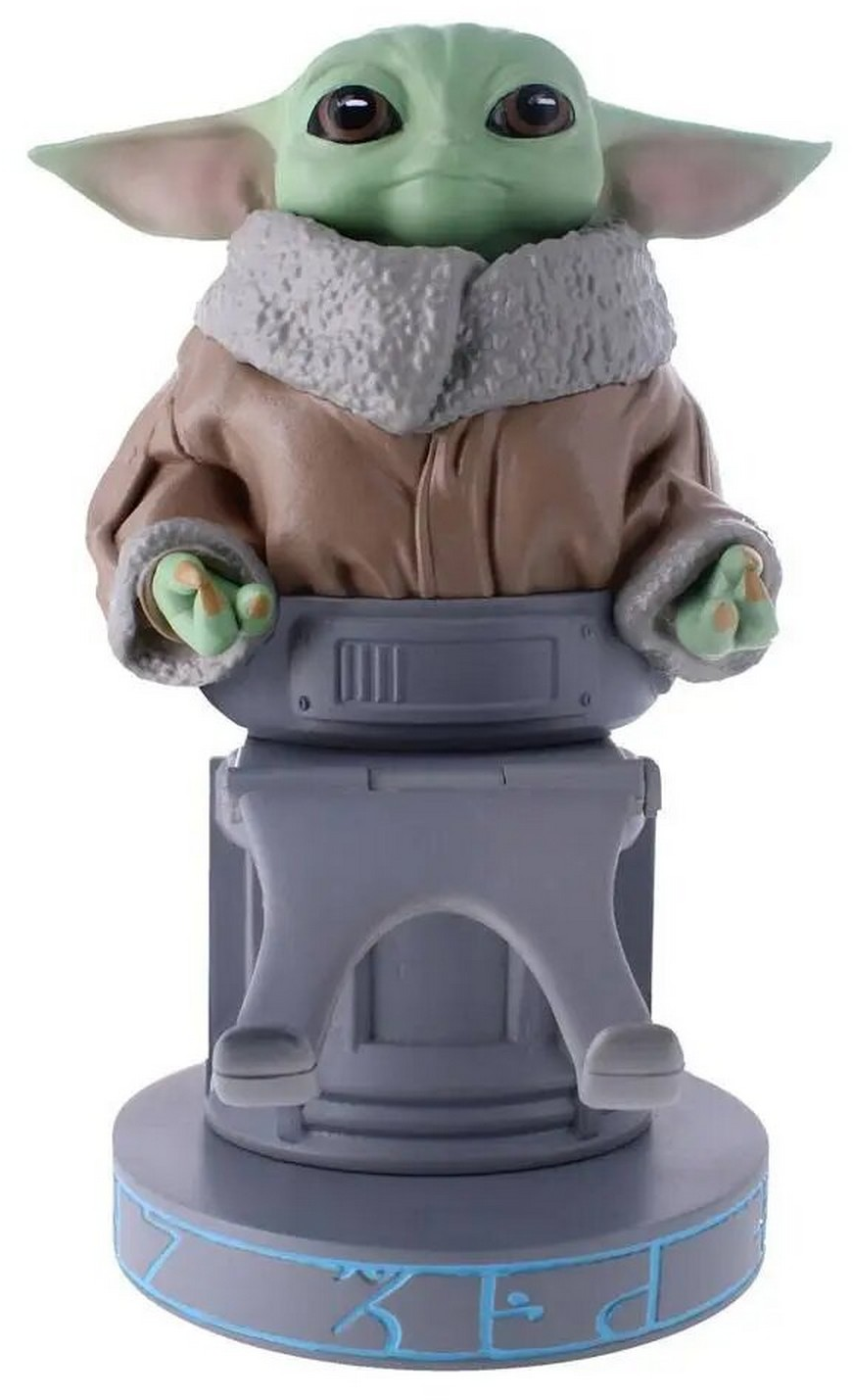 Star Wars: The Mandalorian - Grogu Seeing Stone Pose telefon- és kontrollertartó figura