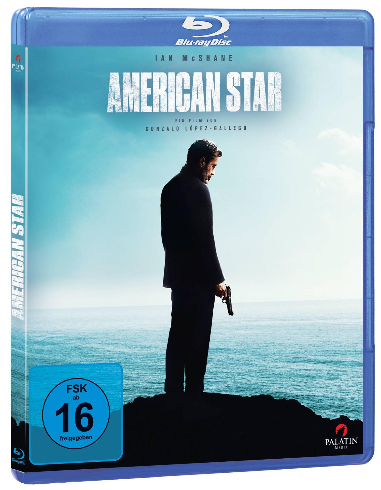Blu-ray-Disc-Hülle mit einem Filmplakat von American Star.