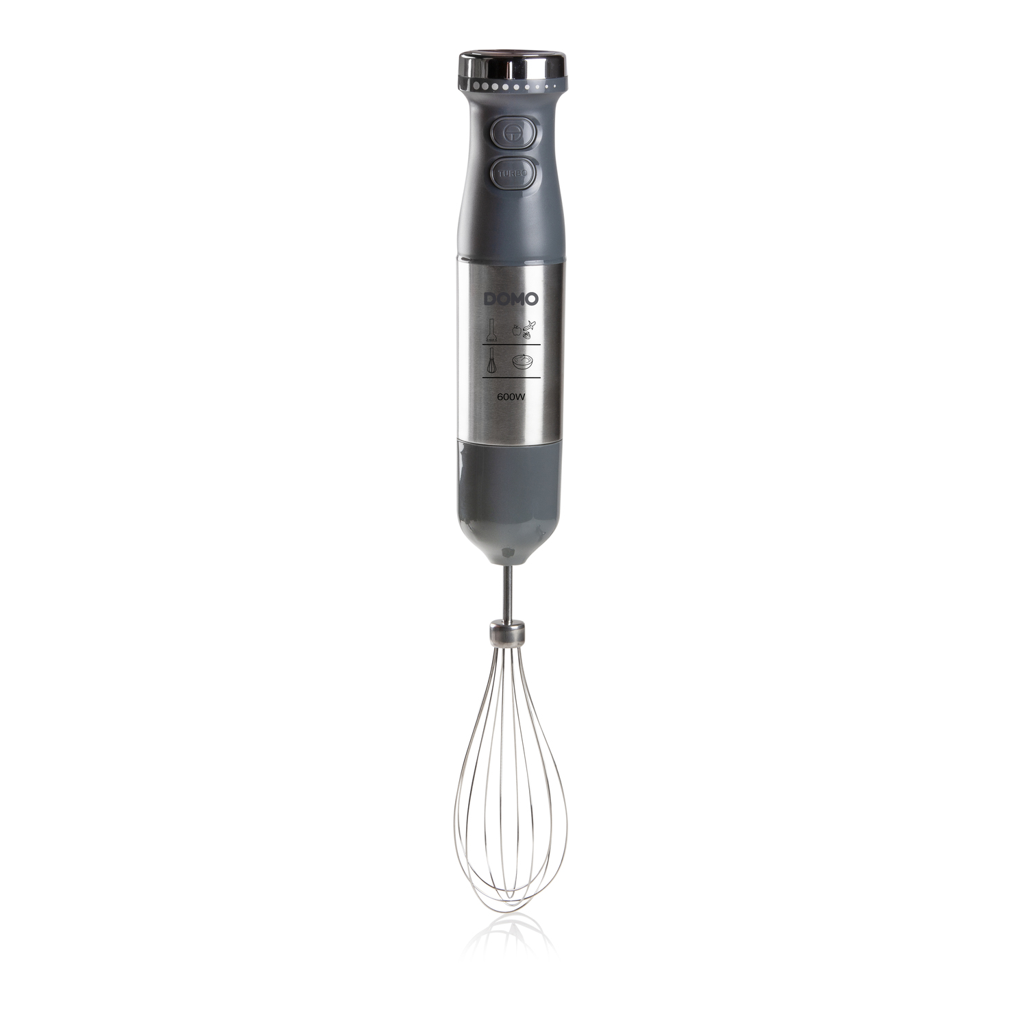 Mixeur 3 en 1 600W – Plongeur, fouet & hachoir avec pied inox