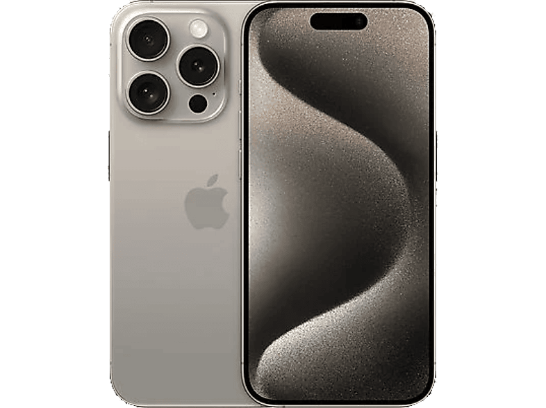 REACONDICIONADO Excelente Apple iPhone 15 Pro, Titanio Natural, 128 GB, 5G, 6.1" Pantalla Super Retina XDR, Chip A17 Bionic, iOS
