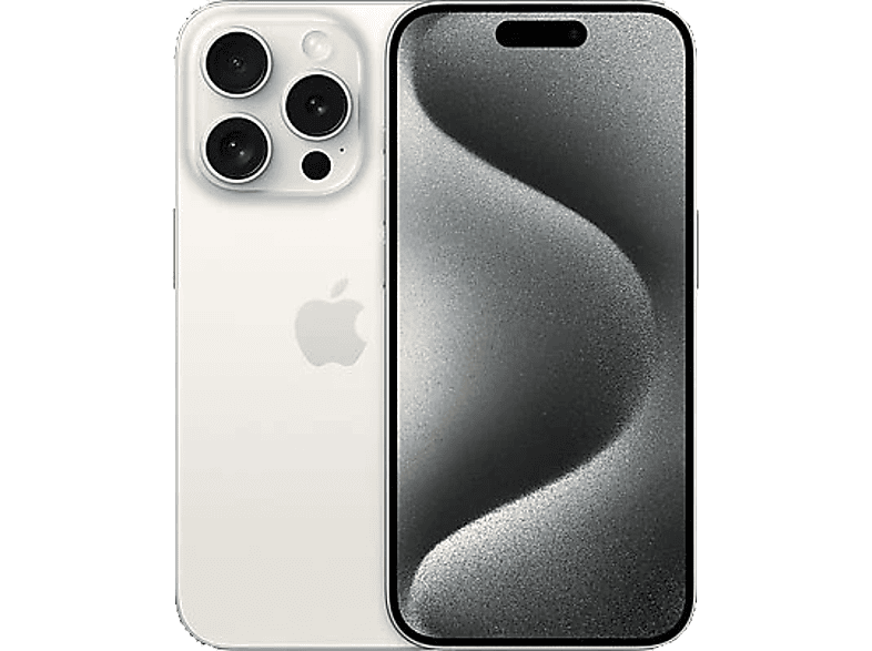 REACONDICIONADO Excelente Apple iPhone 15 Pro, Titanio Blanco, 128 GB, 5G, 6.1" Pantalla Super Retina XDR, Chip A17 Bionic, iOS
