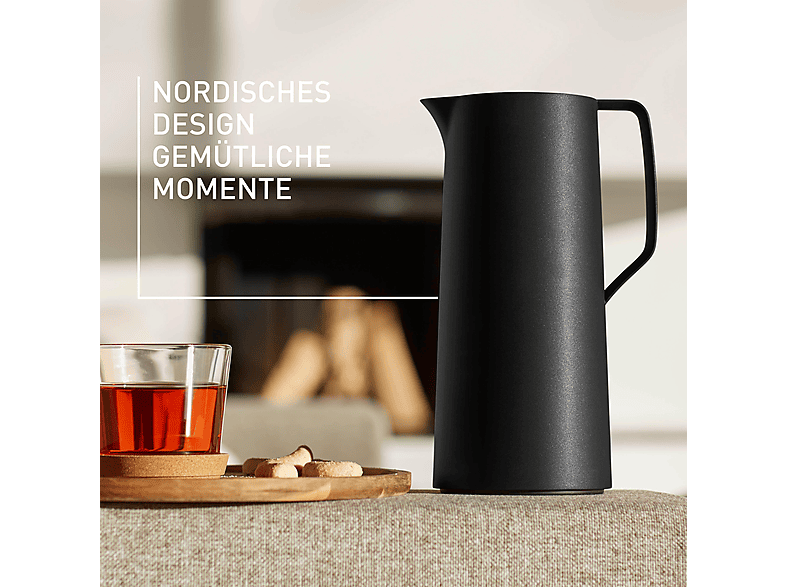 EMSA N4170700 Motiva 1 Liter Isolierkanne Schwarz
