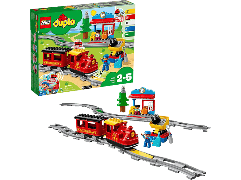 LEGO 10874 Dampfeisenbahn Bausatz, Mehrfarbig Kunststoff