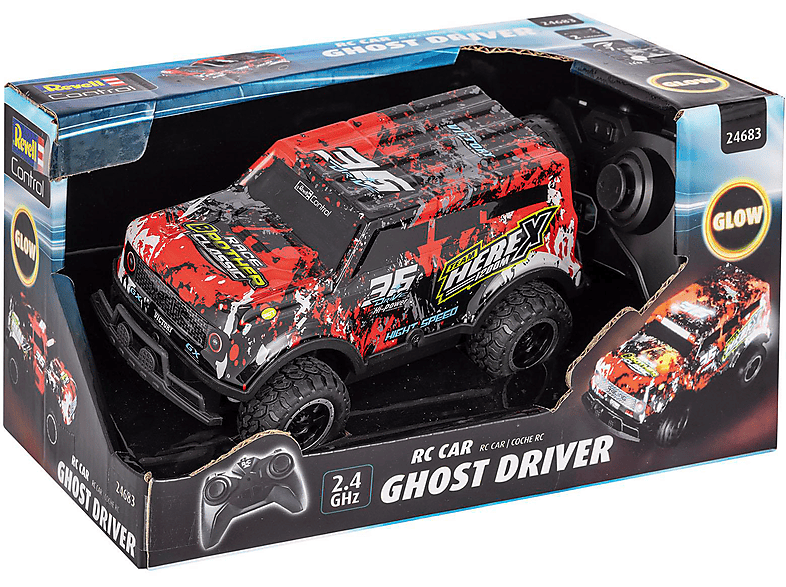 Revell RC Car Ghost Driver RC Fahrzeug, Rot — Foto 3 von 5